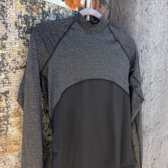 Nike Pro Warm Black Long Sleeve Drifit Running Top - Picture 6 of 11